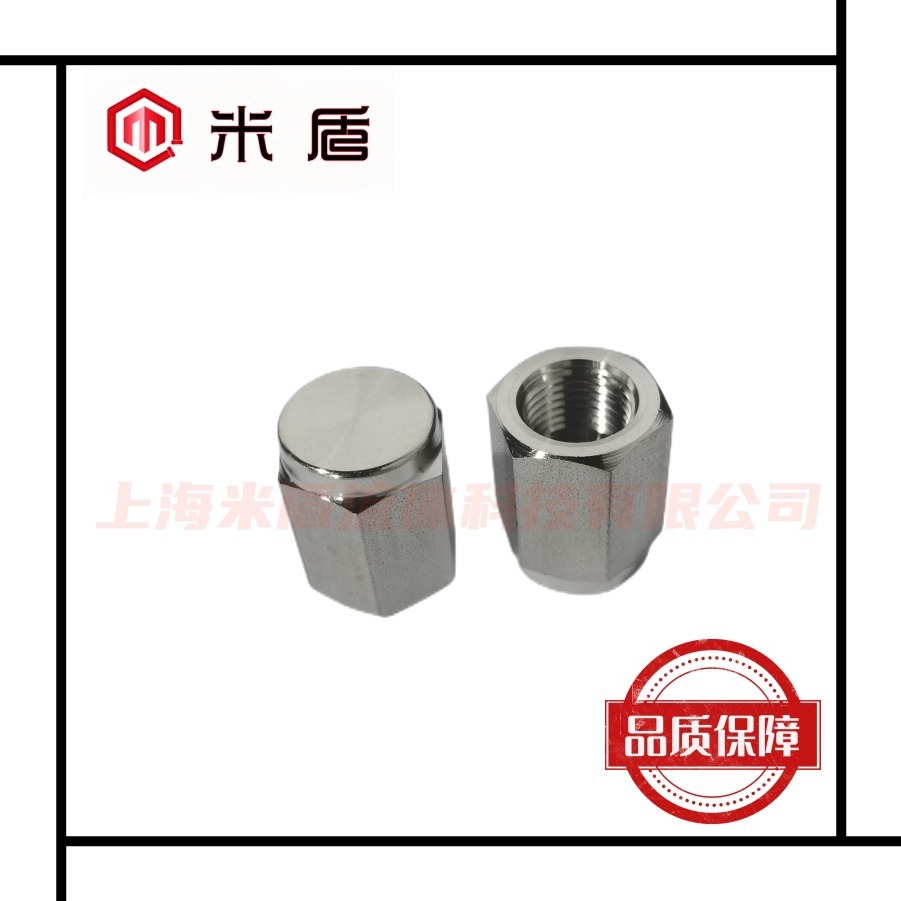 316L不锈钢管帽 螺帽 堵帽 堵塞 NPT1/8“内螺纹 内丝堵帽