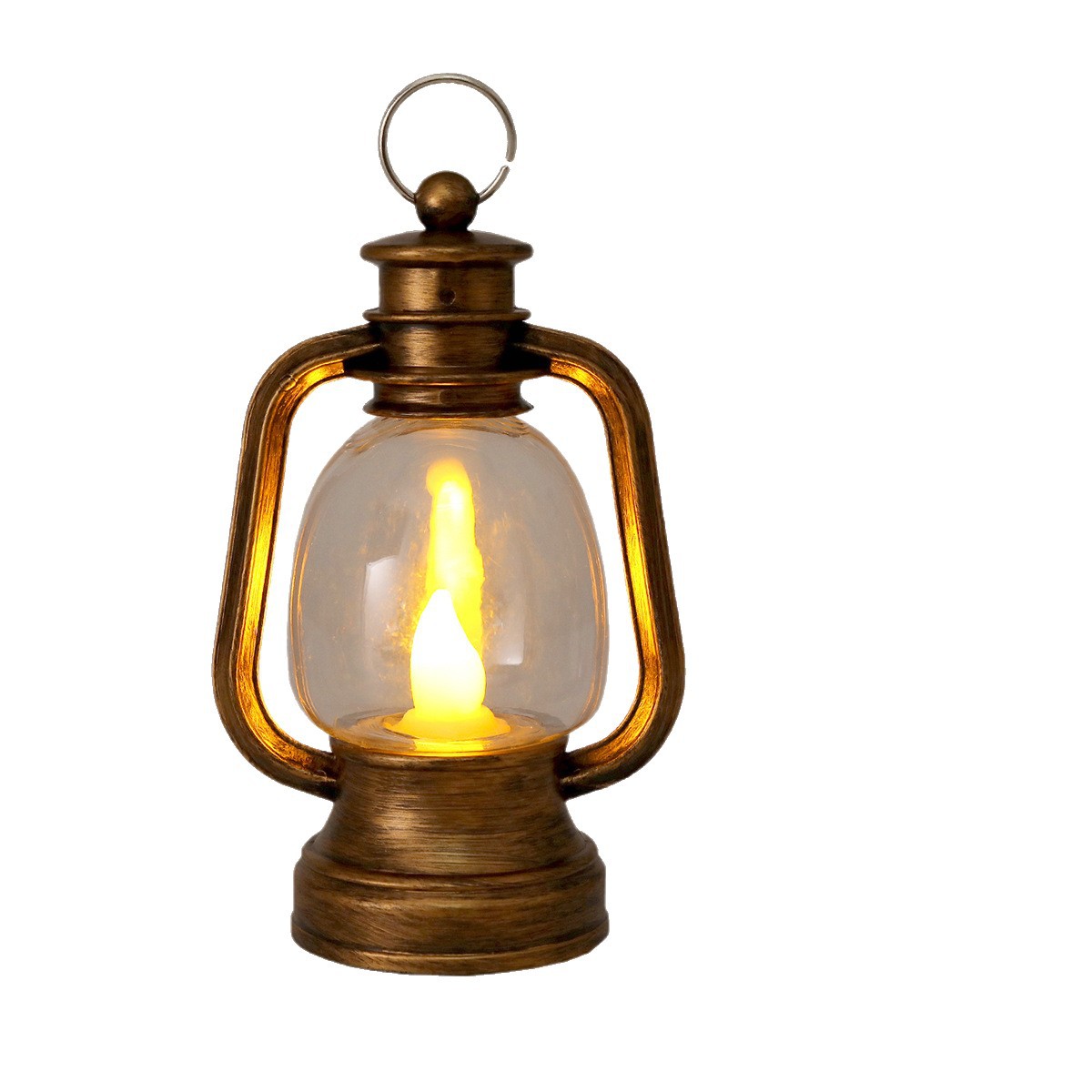 Transfronterizos retro LED pony lámpara vela electrónica lámpara de viento decoración de Navidad acampamiento luces de regalo al por mayor