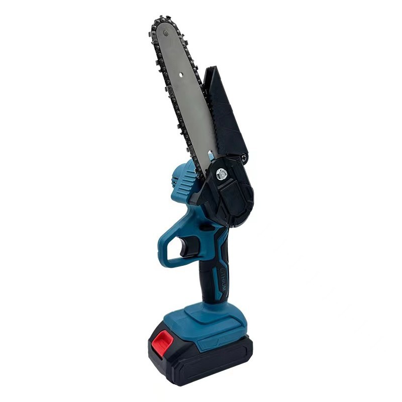 Best-selling cross-border high-power 4-inch 6-inch chain saw, handheld charging mini lithium saw, home cutting garden