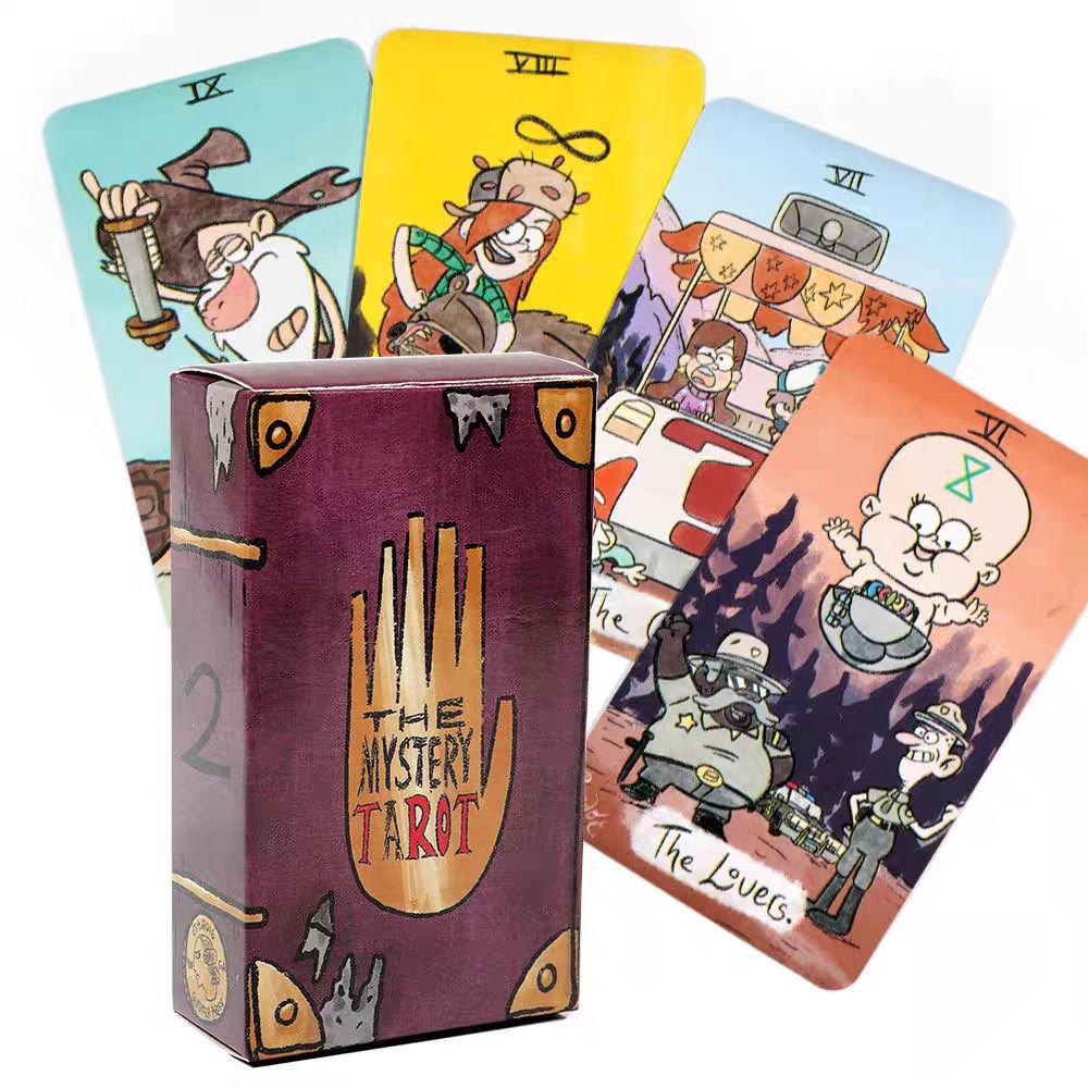 Carte da gioco mystery tarot in inglese per feste_voghion.com