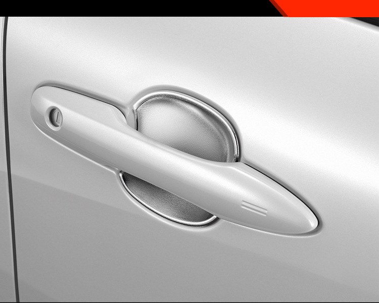 Suitable for Toyota 20-25 Corolla Cross Modified Door Bowl Handle Decorative Protective Sticker Door Bowl Bright Strip