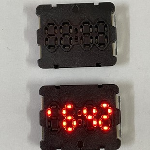 LED Apple movement 01 movement LED electronic watch movement Square Apple movement patch lamp beads with AG10 battery