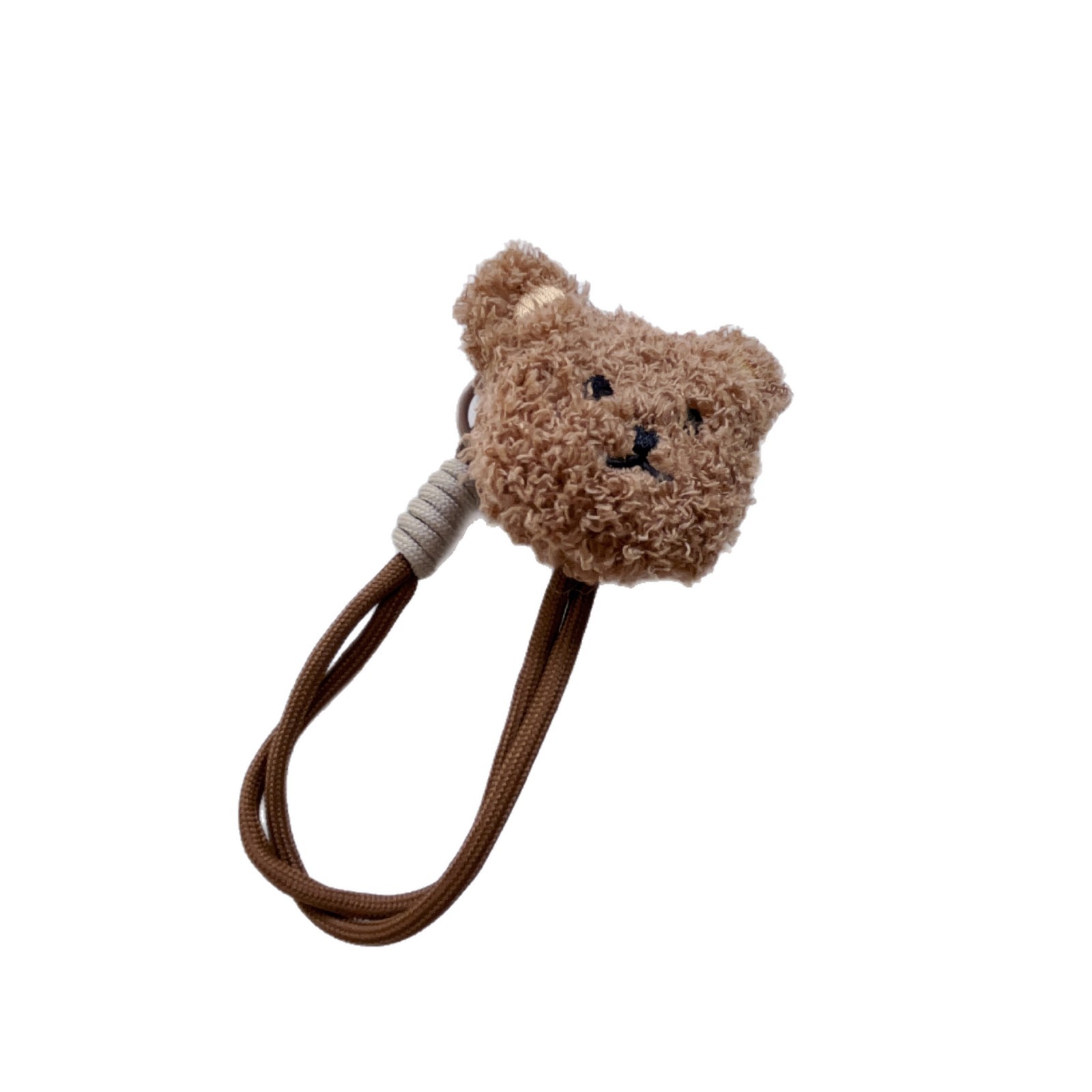 ins coreano lindo peluche oso general caso de teléfono móvil cuerdas de mano marrón Kitty cinturón de muñeca anti-perderida colgante