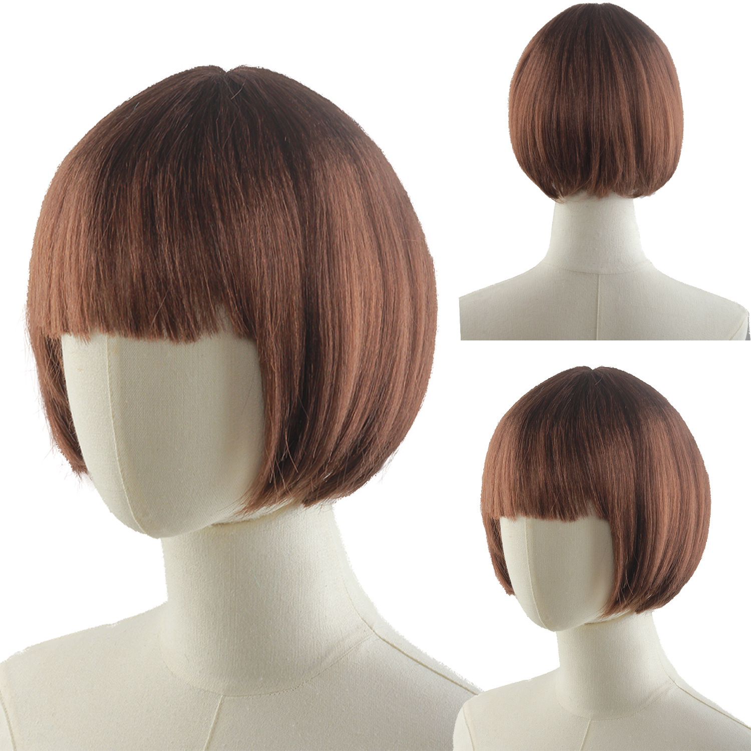 Bar show cosplay pelucas mujeres cabello corto colorido pelo Bobo Halloween anime Bobo al por mayor en stock