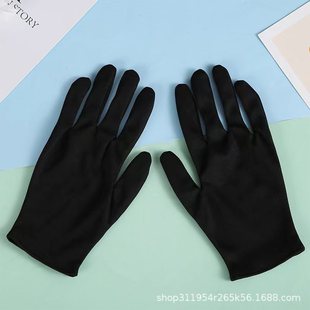 7-12 Years Old Black Kidsren's 19cm Mittens Christmas Party Ball Performance Gloves Clothing Matching Gloves
