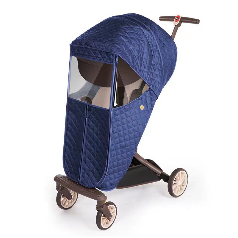 Cochecito de bebé para gemelos, cubierta de lluvia, cubierta de parabrisas para niños, cubierta de lluvia para paraguas de bebé, cubierta protectora de cochecito, impermeable
