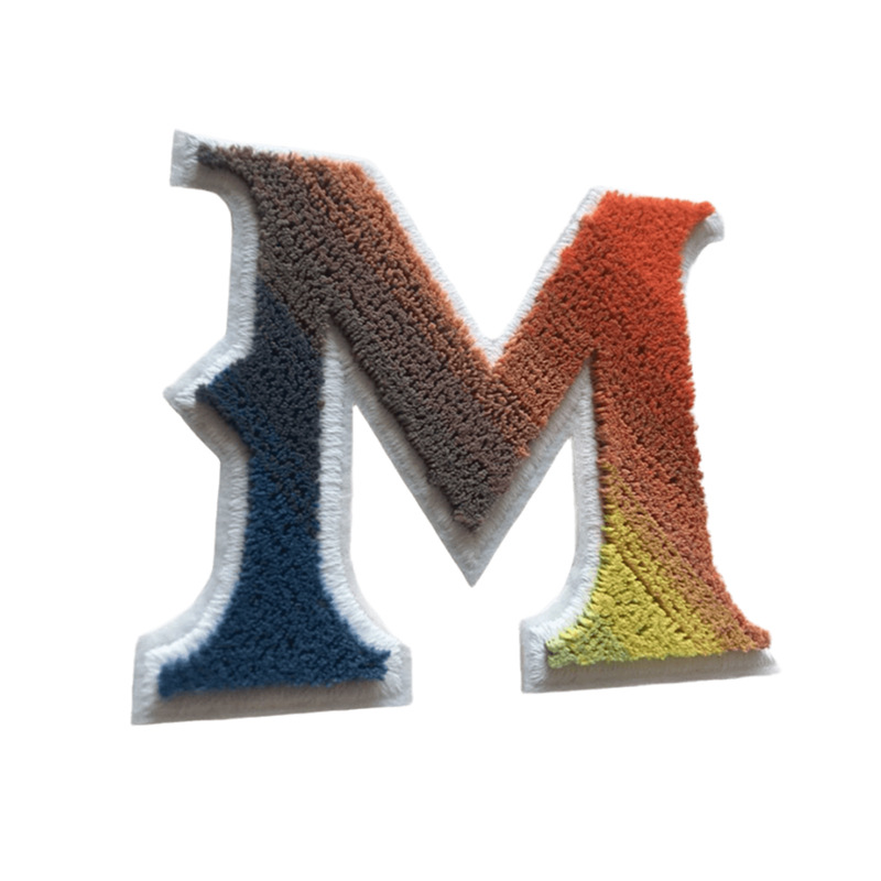 cepillo de dientes de corte láser bordado toalla bordado multi-efecto ropa al aire libre toalla sin punzón marca de tela