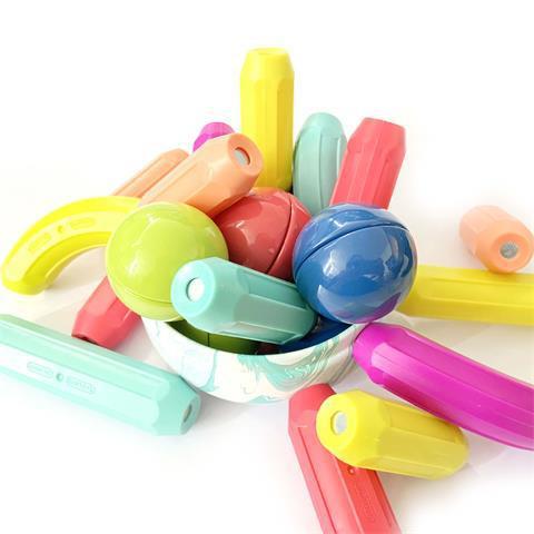 Béisbol magnético transfronterizo universal para niños pequeños ensamblaje puzzle imán infantil de 3 años para niños 5 juguetes para niñas