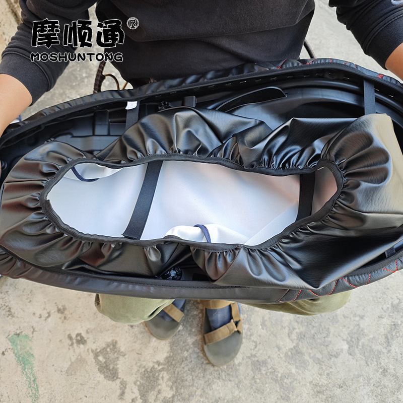 For Haojue AFR125 Motorcycle Sunscreen Waterproof Cushion Cover HJ125T-27 Thickened Leather Heat Insulation Seat Cover