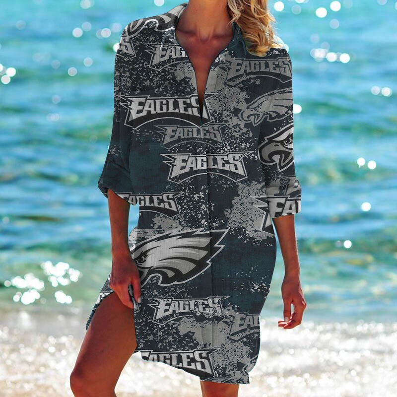 2022 New Alphabet Print 3D Vacation Casual Beach Cover NFL Football Shirt Cardigan Women 2022 New Alphabet Print 3D Vacation Casual Beach Cover NFL Football Shirt Cardigan Women