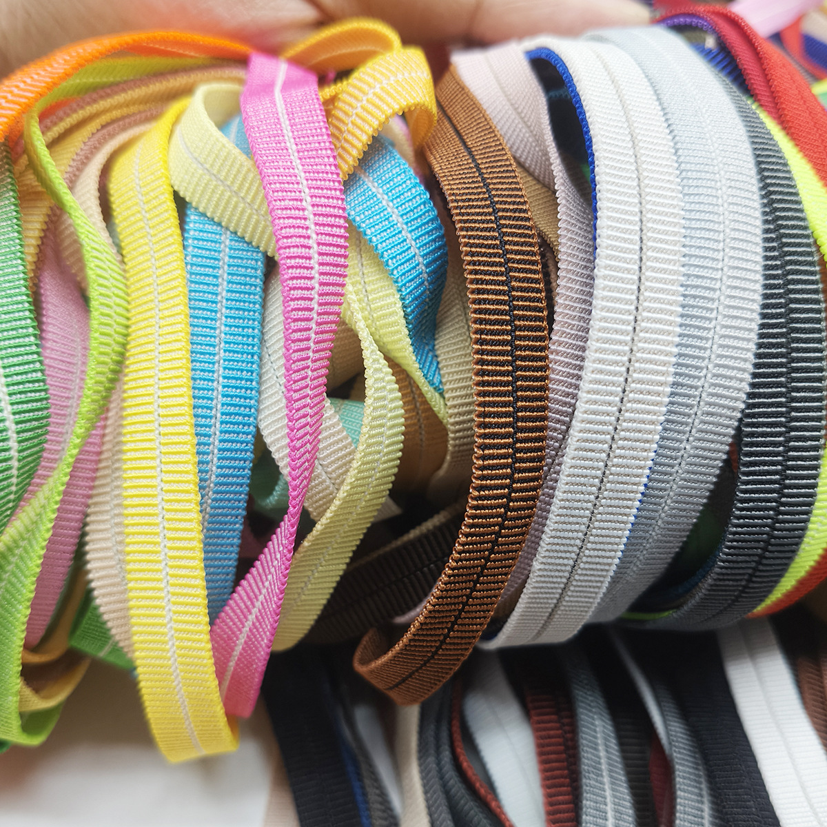 144 color 5 - 38mm color transparente malla de pescado hueco zapatos elásticos sombrero ajustable elástico hueco
