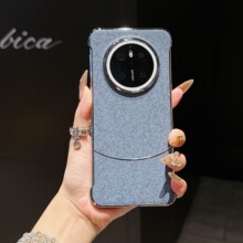 磁吸石皮纹适用华为Mate70手机壳电镀半包Pura80防摔Magic7保护套