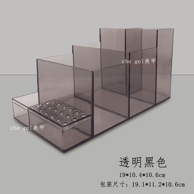 ネイルポリッシャー収納ボックス、ネイルアートツール、ネイル収納ボックス、ポリッシャーブラシヘッド、コットンシート、大容量整理|undefined