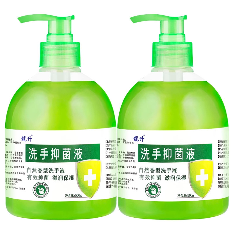 【10本入りフルボックス】Longsheng 抗菌手指消毒剤 500g フレグランス アロエベラ 抗菌 家庭用 手をきれいにし、保湿します|undefined