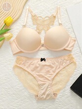 V 40212 Front Hook Unrwire Bra Set ǰ���������� �羳