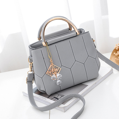 〖Cross-border women's bag〗Handheld small bag foreign trade  new fashion simple ladies embroidery thread single shoulder crossbody bag trendy