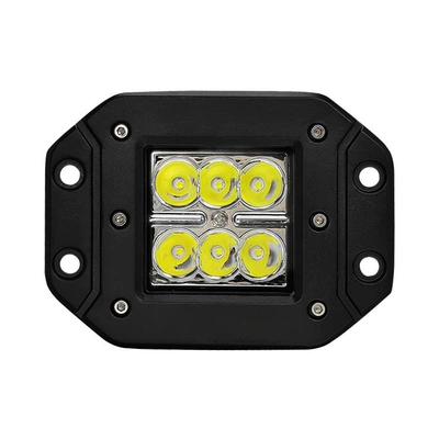 Trade 12V24V Universal Voltage 14cm: Tail light - large-square-cover-6-lights-18w-white-light