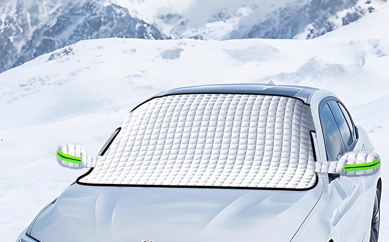 Car Clothes Car Cover Half-body Winter Thickened Car Snow Cover Universal Four Seasons Oxford Cloth Half Cover Winter Anti-freeze Anti-snow