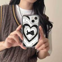 爱心小猫三合一适用苹果16手机15iphone13PROMAX华为小米14手机壳