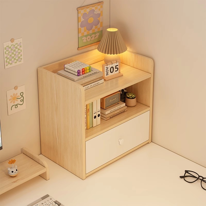 Estante de escritorio de dormitorio Estante de almacenamiento Estante de escritorio Estudio Estante de escritorio Estante