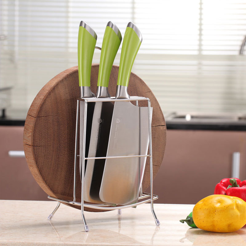 不鏽鋼切菜板砧板架子廚房用品置物架案板架菜墩刀板架鍋蓋架