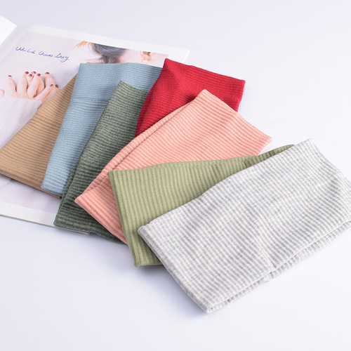 Korean version of the same type of hair tie for women's knitted headband, popular with netizens, versatile, sweat-absorbent, running, sports, face washing headscarf wholesale 