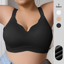 O 74968 Seams Push Up Plus Size Bra �����£���� �羳