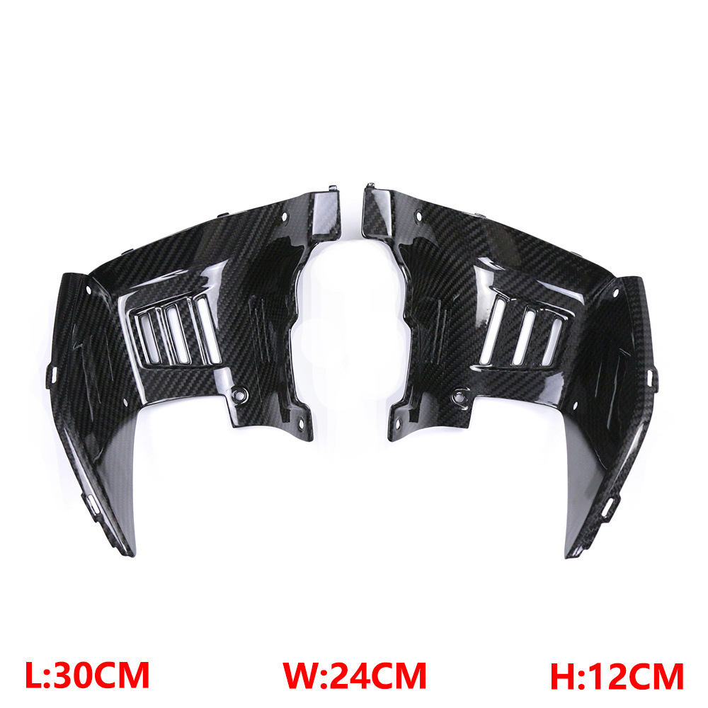 Suitable for CFMOTO spring wind 800NK sharp + modified carbon fiber shell parts fuel tank forward gas decorative plate