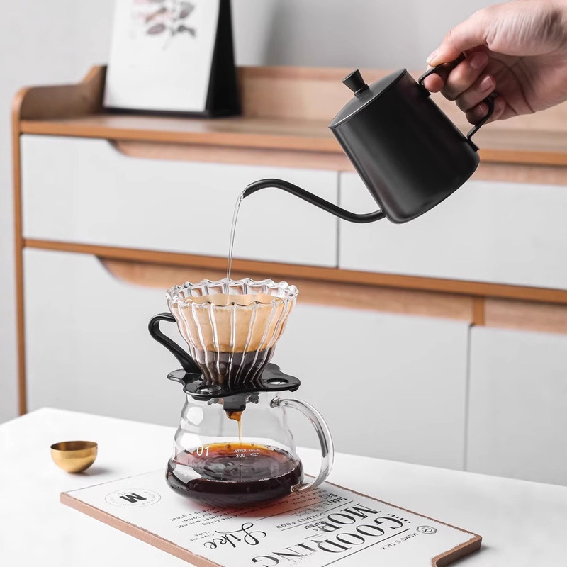 Cross-Border Supply of Yunduo Coffee Pot Set, Hanging Ear Coffee Filter, Extraction Filter Cup, Hand-Brewed Coffee Sharing Pot Cross-Border Supply of Yunduo Coffee Pot Set, Hanging Ear Coffee Filter, Extraction Filter Cup, Hand-Brewed Coffee Sharing Pot