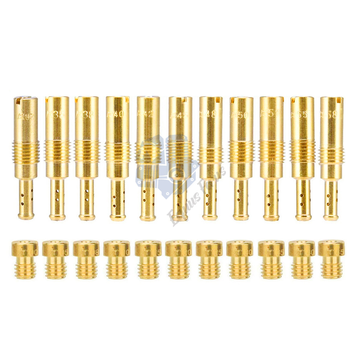 Suitable for Nibbi Pwk Oko Cvk Pwm Pe Carburetor Main and Auxiliary Metering Holes Idle Speed Fuel Injector 22Pcs