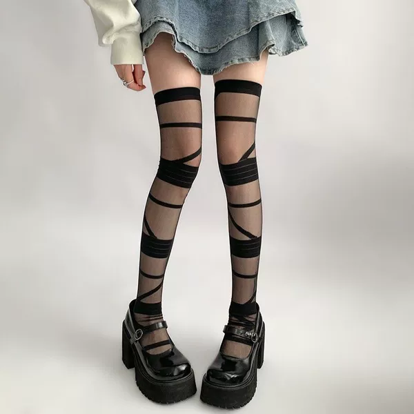 [Bandage knee socks] 1 pair