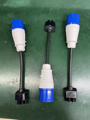 Iec32A Adapter Tesla European Standard Adapter Cable Adapter 32A Charging Station for Electric Vehicles High Power (EV şarj adapterləri) - tesla-charger-adapter-cable