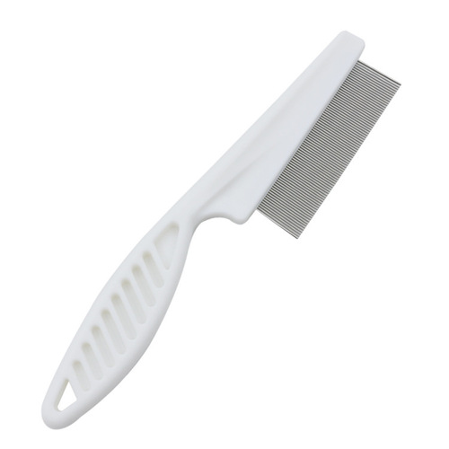 Cross-border pet comb: dog flea comb, cat flea removal comb, plastic fine-toothed specialized comb, steel needle comb, hair removal comb.