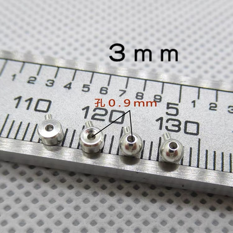 Factory Wholesale S925 Sterling Silver Pressure Cooker-Shaped End Clasp Bracelet Necklace Cord End Fixing Spacer Beads DIY Materials and Accessories
