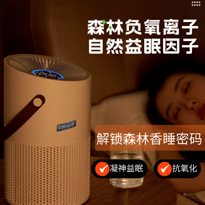 Negative Ion Sleep Factor Improvement Sleep Instrument Bedroom Desktop Negative Ion Air Purifier Cross-Border Aliexpress