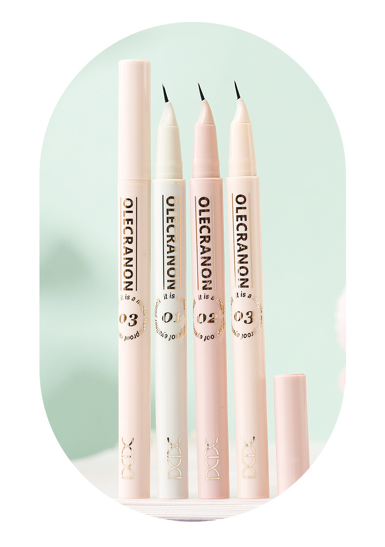 Makeup xixi Ink Control Focus, curved and pointed eyeliner pen, slender, waterproof, does not smudge eyelashes, down to the undereye eyeliner liquid pen undefined