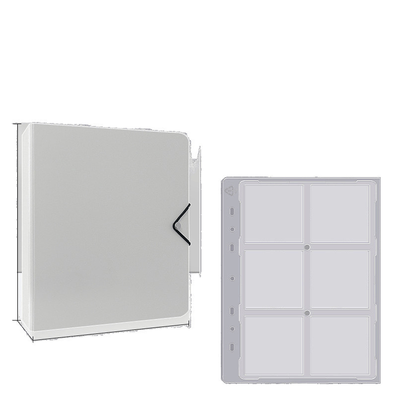 [A5] 58mm 바지카드북 - 3페이지, 6각형(바지 18개 수납 가능) [홈보호]