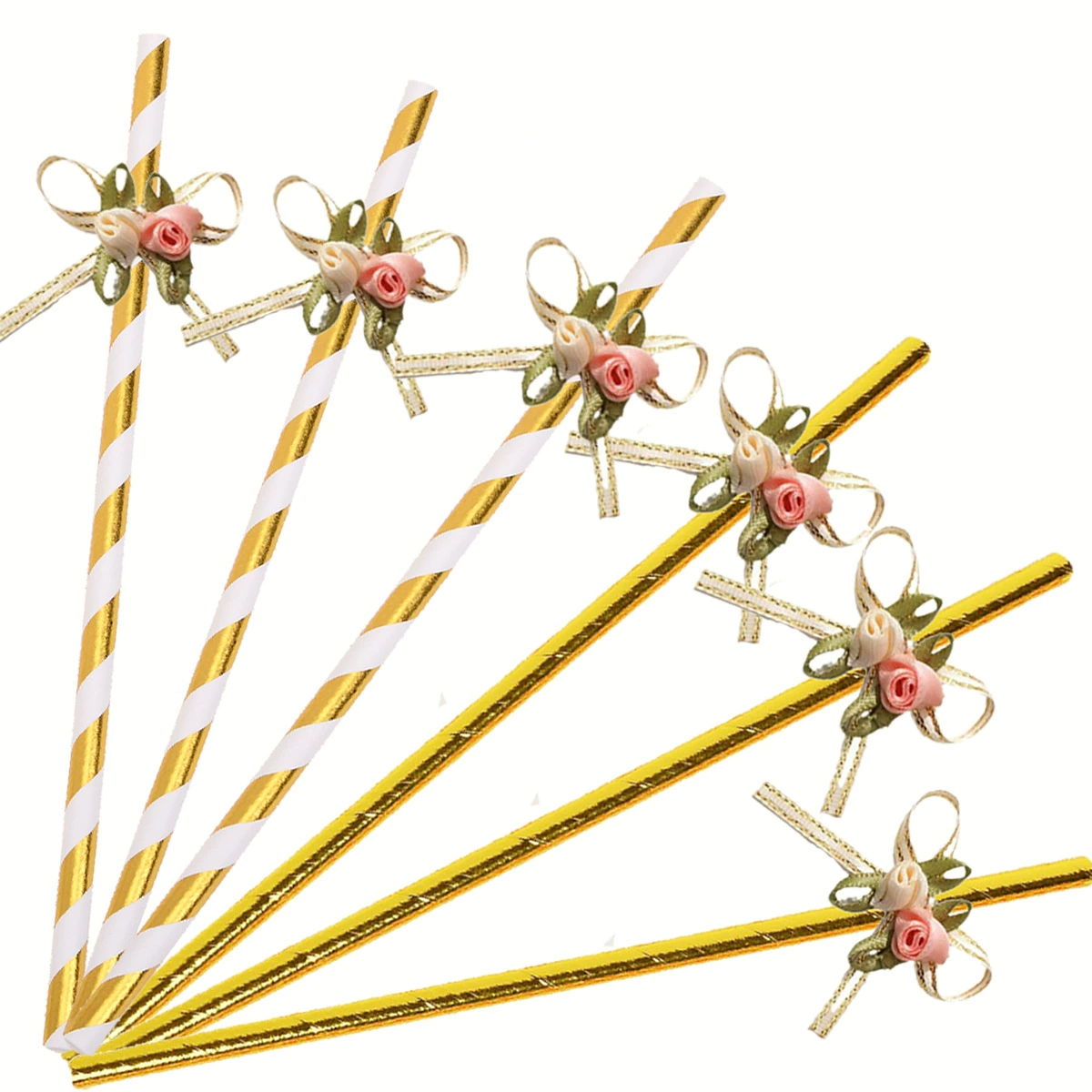 Производители спот творческие банты бумажные соломинки для украшения вечеринки десерт на день рождения одеваются пудинг торт плагин