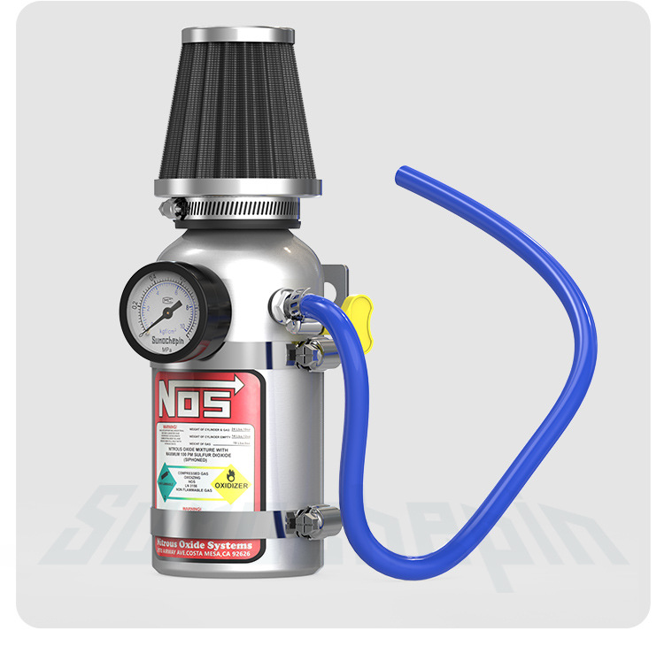 Suitable for Young Beast Cc110 Motorcycle Modified Nitrogen Acceleration Decorative Pot Qiaoge No. 9 Decorative Pot Vespa