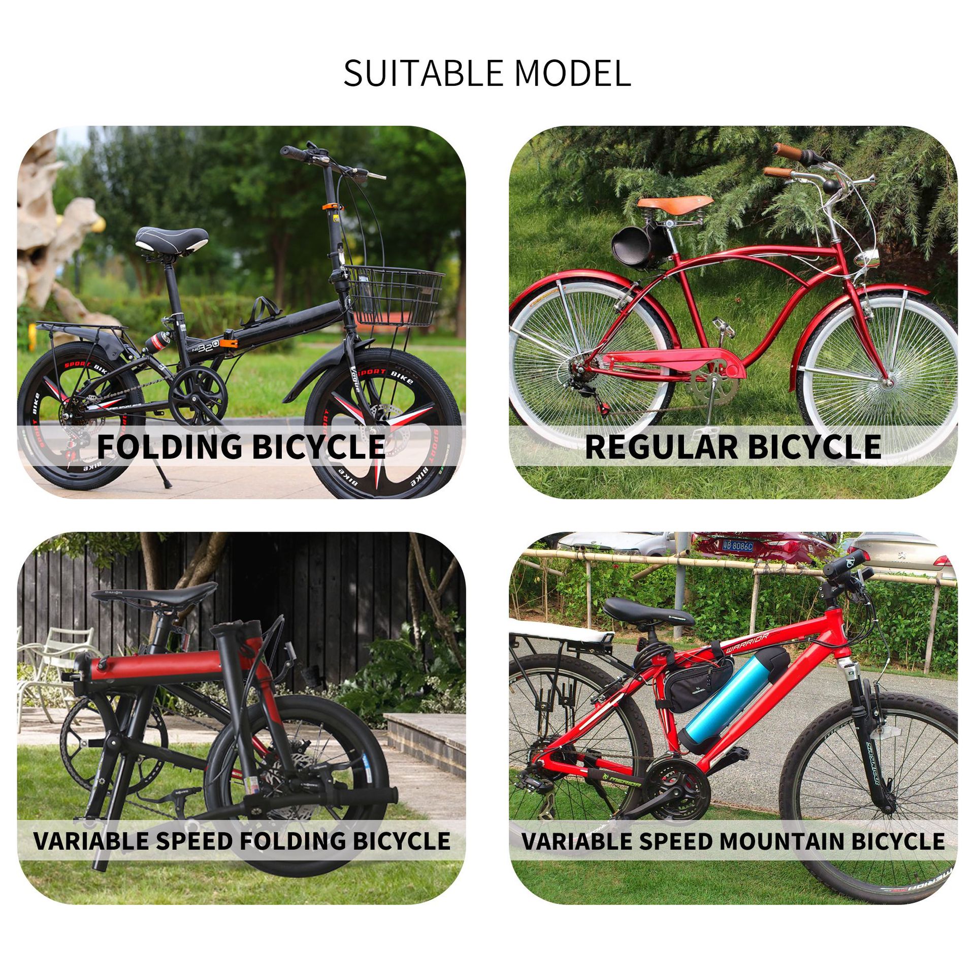 カラフル自転車トレーラー