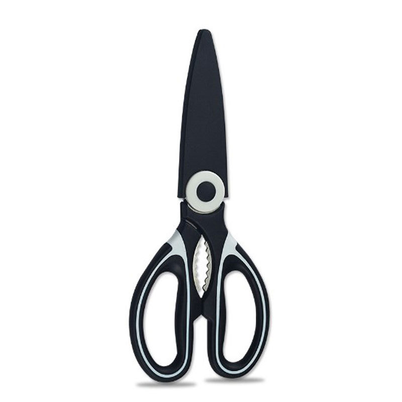 Venta al por mayor de acero inoxidable tijeras de cocina multifuncional barbacoa vegetal tijeras de comida hogar fuerte pollo hueso Panda tijeras