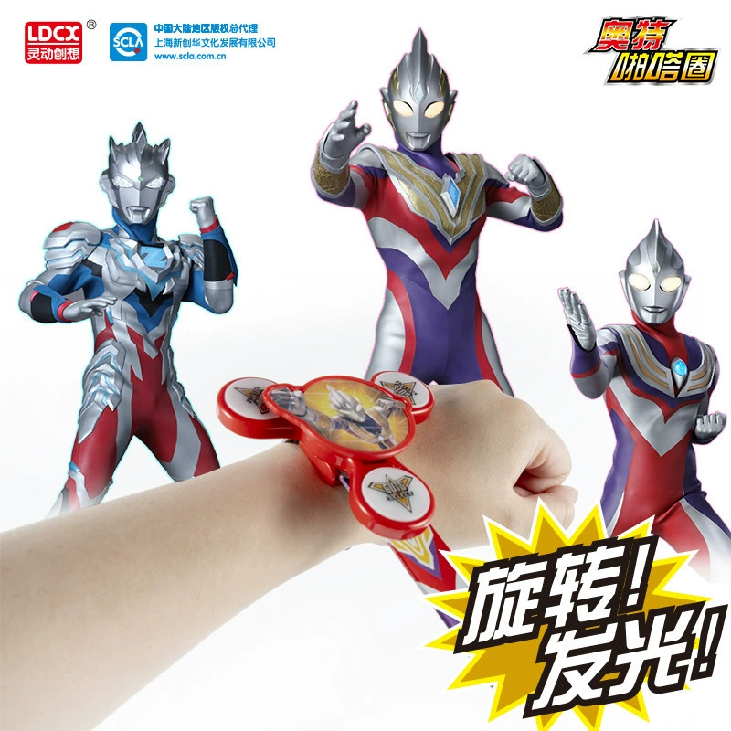 Ультра, проворный Ultraman Тига, часы, браслет, электронная игрушка для мальчиков