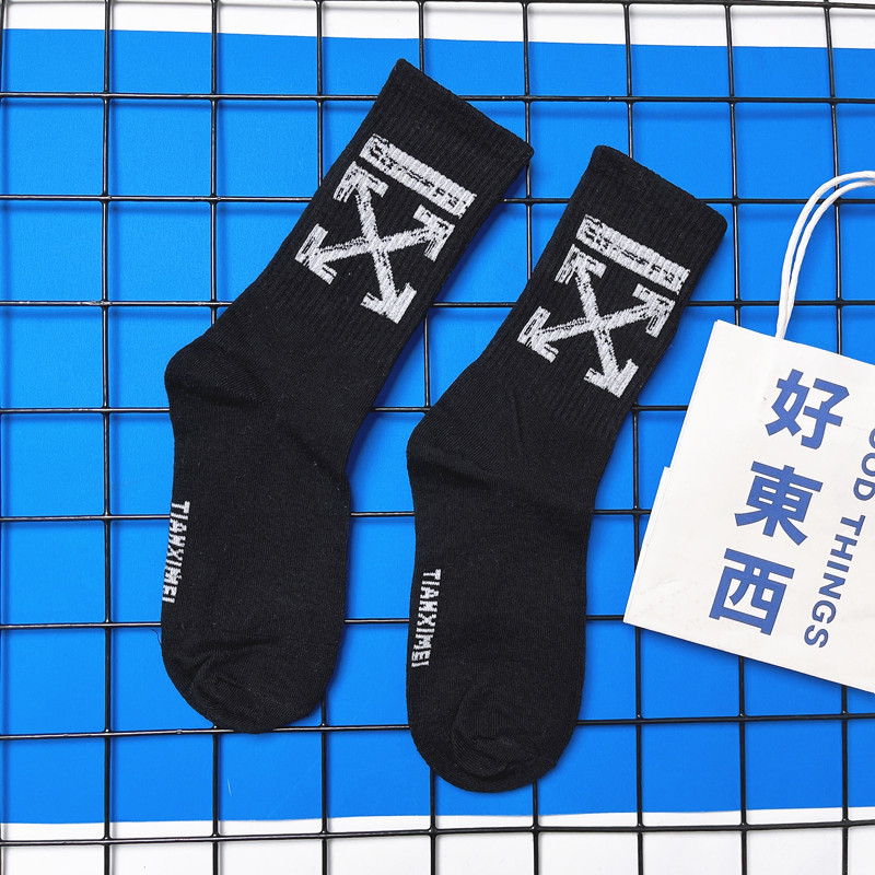 诸暨袜子秋冬季男女全棉中高筒袜子夏季透气吸汗运动束腰棉袜批发|undefined