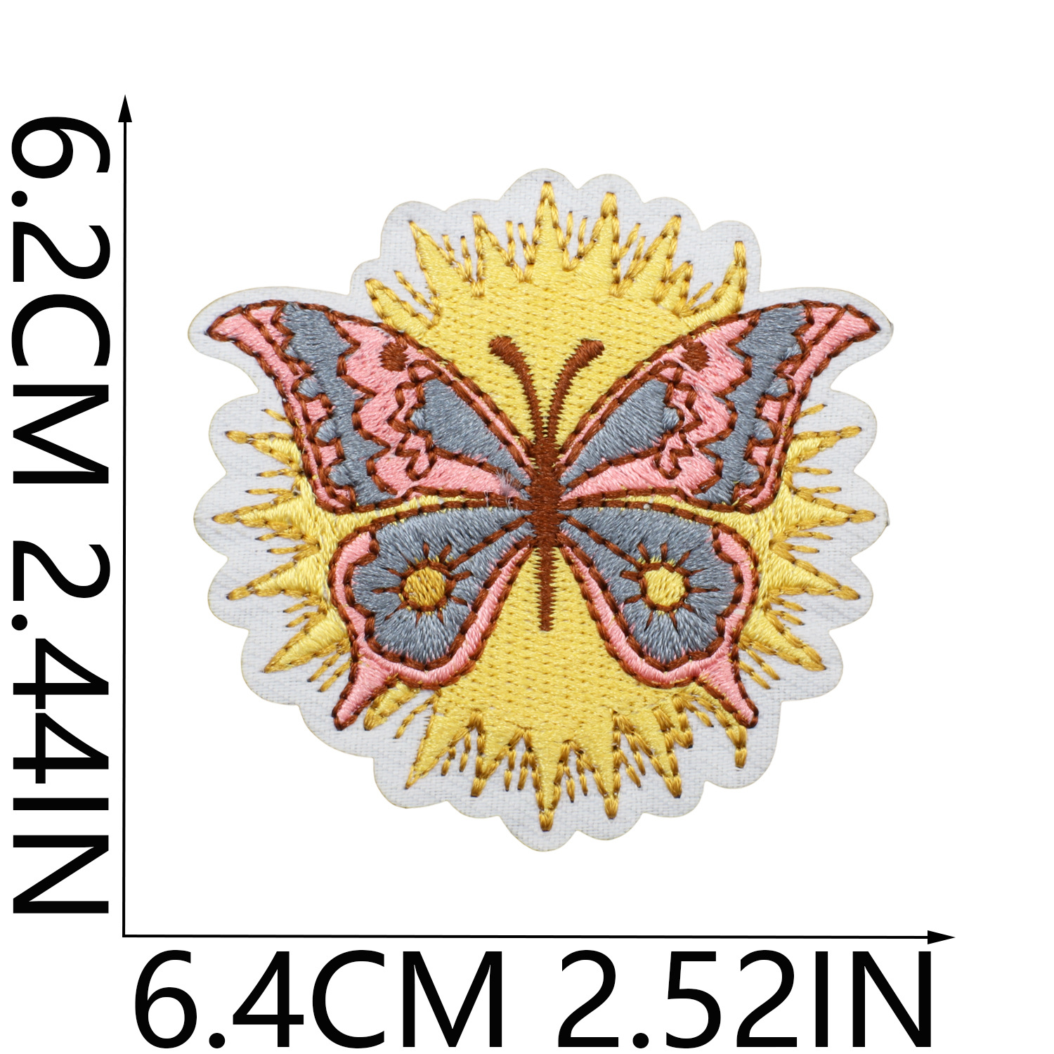 3g Weight Clothing Sticker Patches Classification 1 Piece, 1 Set Quantity Dacron thread Material Sun Pattern Casual, Elegant, Simple Style Style Embroidery Craft 1 Piece 1 Set Casual Elegant Simple Style Sun Dacron Thread Clothing Sticker Patches 9