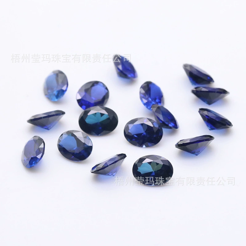 Synthesized sapphire gemstone, diverse accessory, with gem, wholesale