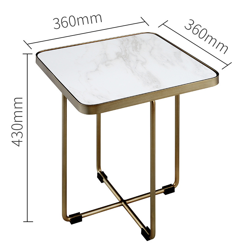 미디엄 사이드 테이블/재즈 화이트/길이 36*가로 36*높이 43cm
