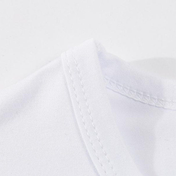 Summer Crewneck Short-sleeved Advertising Shirt Simple Fashion All-match Slim-fit Pure White Modal T-shirt Printing diy Work Clothes