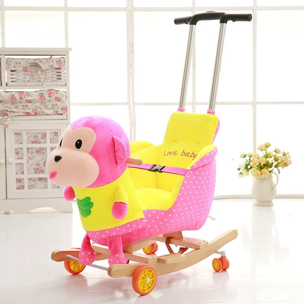 Pink monkey lever + universal wheel + music