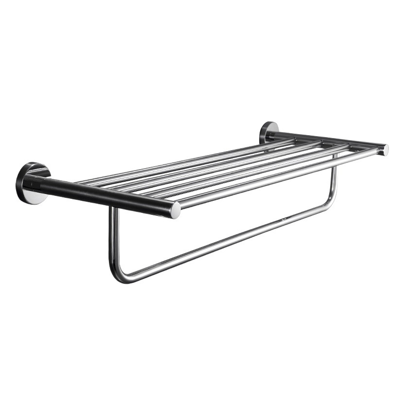 Toallero de acero inoxidable 304, toallero de baño, estante de almacenamiento para baño, barra para toallas montada en la pared sin taladrar, estilo moderno minimalista