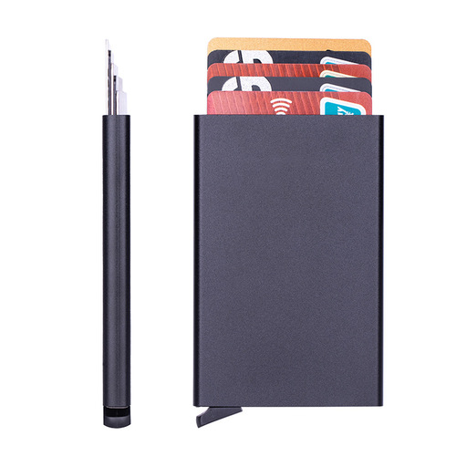 Anti-theft aluminum card case aluminum alloy case aluminum credit card box card case business anti-magnetic box bank card box 